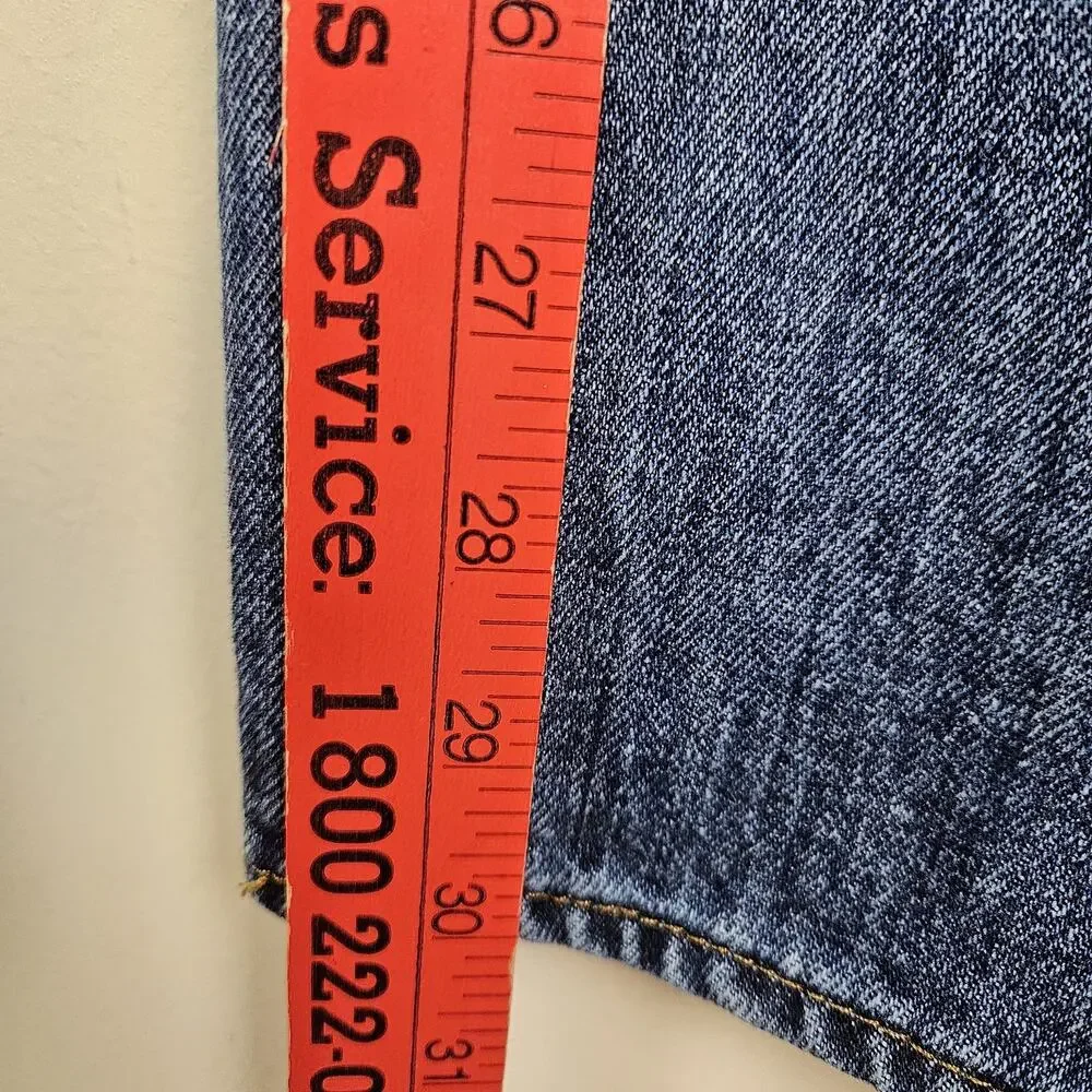 Levi's 501 Jean 38 x 30 Straight Leg Button Fly